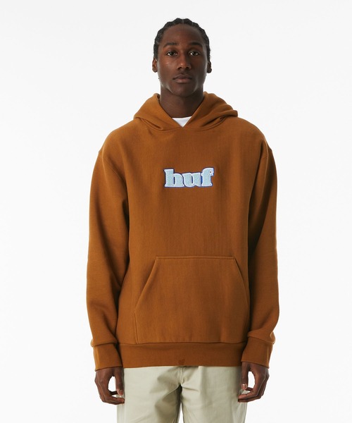 HUF（ハフ）の「MADISON HEAVYWEIGHT HOODIE / HUF フード パーカー（パーカー・メンズ・ヘザーグレー/グリーン系その他/ブラウン系その他・XX-LARGE/MEDIUM/LARGE/X-LARGE/SMALL）」の21枚目の写真