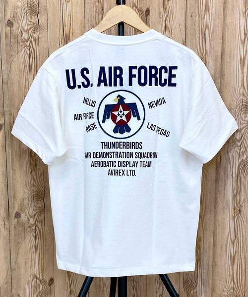 AVIREX アヴィレックス THUNDERBIRDS PATCH 半袖Tシャツ セール】THUNDERBIRDS PATCH 半袖Tシャツ（Tシャツ/カットソー