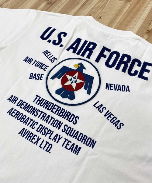 AVIREX（アヴィレックス）の「THUNDERBIRDS PATCH 半袖Tシャツ（Tシャツ/カットソー・メンズ・ブラック/オリーブ/ホワイト/オレンジ/ネイビー・XL/XXL/M/L）」の18枚目の写真