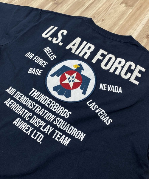 AVIREX（アヴィレックス）の「THUNDERBIRDS PATCH 半袖Tシャツ（Tシャツ/カットソー・メンズ・ブラック/オリーブ/ホワイト/オレンジ/ネイビー・XL/XXL/M/L）」の9枚目の写真