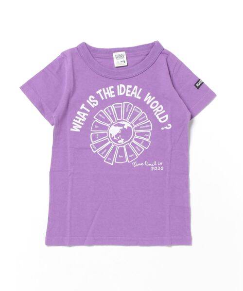 RUGGEDWORKS（ラゲッドワークス）の「サスティナブルデザインTシャツ（Tシャツ/カットソー・キッズ・スカイブルー/パープル/ライトグリーン/ライトイエロー/アッシュブラウン/グレー/ペールイエロー/ダークブルー・130/110/120/140/150）」の6枚目の写真
