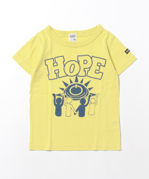 RUGGEDWORKS（ラゲッドワークス）の「サスティナブルデザインTシャツ（Tシャツ/カットソー・キッズ・スカイブルー/パープル/ライトグリーン/ライトイエロー/アッシュブラウン/グレー/ペールイエロー/ダークブルー・130/110/120/140/150）」の7枚目の写真