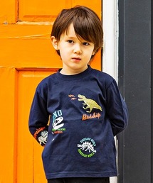 kladskap | 恐竜グラフィック長袖Tシャツ(Tシャツ/カットソー)