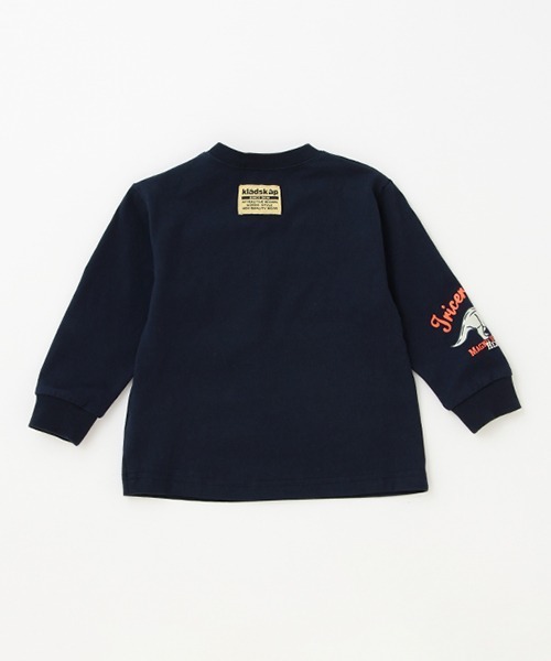 kladskap(クレードスコープ)の「恐竜グラフィック長袖Tシャツ(Tシャツ/カットソー・キッズ・ネイビー/グリーン・120cm/90cm/110cm/100cm/130cm)」の4枚目の写真