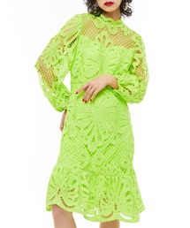 Narcissus | 【Narcissus】レースメッシュワンピース(ワンピース)