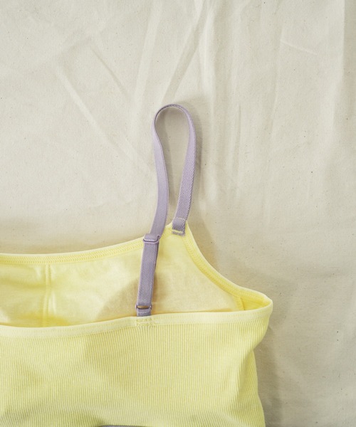 GUNZE(グンゼ)の「【GUNZE×TYPY】配色リブハーフトップ(その他アンダーウェア/インナー・レディース・ブラック/サックスブルー/ブラウン/ホワイト系その他/イエロー・MEDIUM/LARGE)」の17枚目の写真