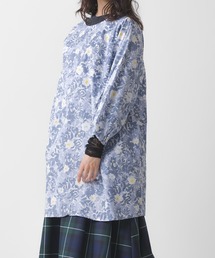 #24358 ichie　ハルソラタンかっぽう着オーダー SHEER PARTS OPEN COLLAR SHIRT — aulaaila