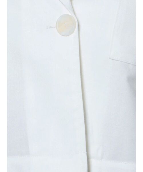 EMODA（エモダ）の「オープンカラーポケットシャツ（シャツ/ブラウス・レディース・ブルー/ブラック/ホワイト・FREE）」の5枚目の写真