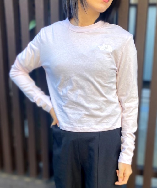 【セール】【THE NORTH FACE】ノースフェイス Women's LS Crop Tee ロングスリーブ クロップド Tシャツ NF0A5581（Tシャツ/カットソー）｜THE NORTH FACE（ザノースフェイス）