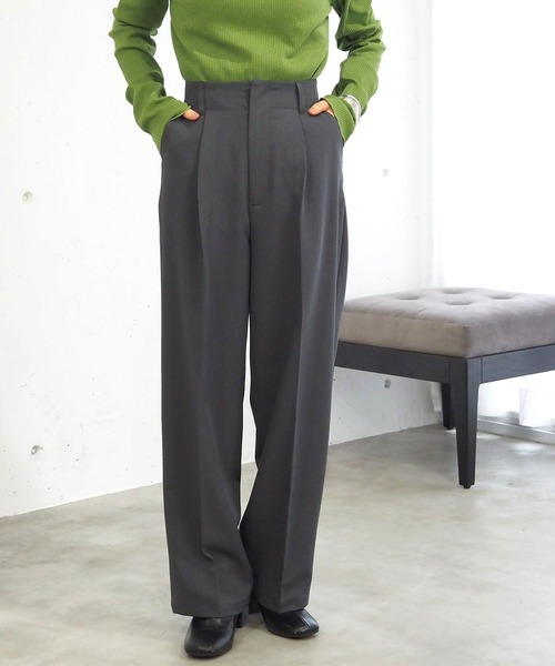 セール】【3サイズ展開/web限定アイテム】センタープレスワイド