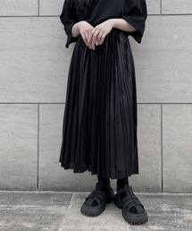 Figments | メタリックプリーツロングスカート(スカート)