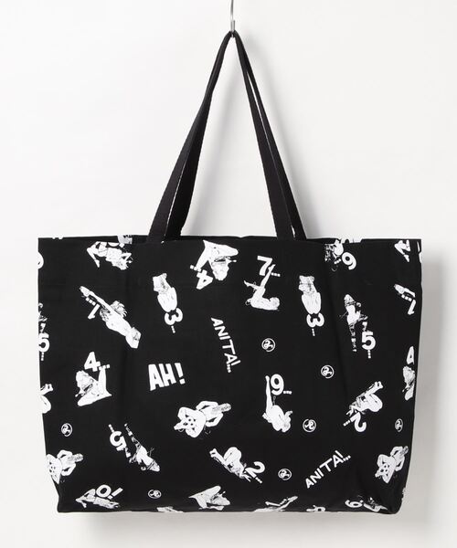 RICHARDSON(リチャードソン)の「【Richardson/リチャードソン】 Crepax Tote Bag クレパックストートバッグ(トートバッグ・メンズ・ブラック/ホワイト・FREE)」の4枚目の写真