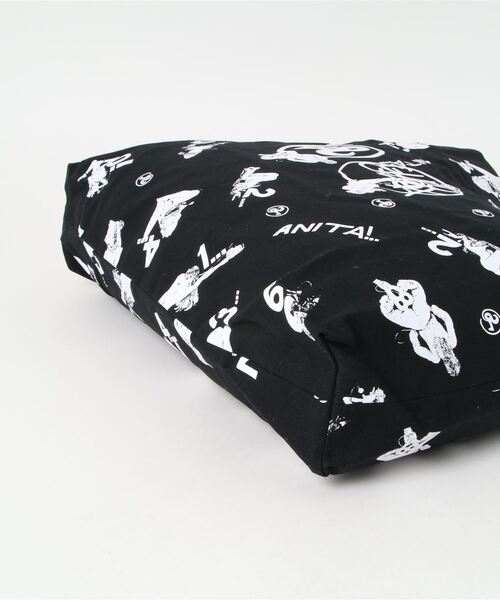 RICHARDSON(リチャードソン)の「【Richardson/リチャードソン】 Crepax Tote Bag クレパックストートバッグ(トートバッグ・メンズ・ブラック/ホワイト・FREE)」の3枚目の写真