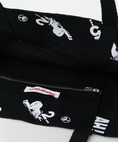 RICHARDSON(リチャードソン)の「【Richardson/リチャードソン】 Crepax Tote Bag クレパックストートバッグ(トートバッグ・メンズ・ブラック/ホワイト・FREE)」の5枚目の写真