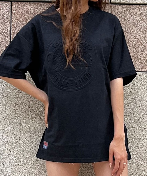GLAMOROUS JANE(グラマラスジェーン)の「CLASSICエンボスTシャツ(Tシャツ/カットソー・レディース・ホワイト/レッド/ブラック/チャコールグレー/ネイビー/ベージュ/杢グレー・FREE)」の11枚目の写真