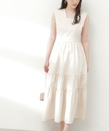 N.（N. Natural Beauty Basic） | 【S Size Line】◆ティアードギャザーワンピース(ワンピース)