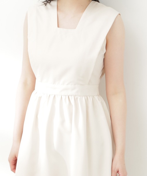 N.(N. Natural Beauty Basic)(エヌエヌナチュラルビューティーベーシック)の「【S Size Line】◆ティアードギャザーワンピース(ワンピース・レディース・ブラック/グレー/クリーム・SMALL/MEDIUM)」の15枚目の写真