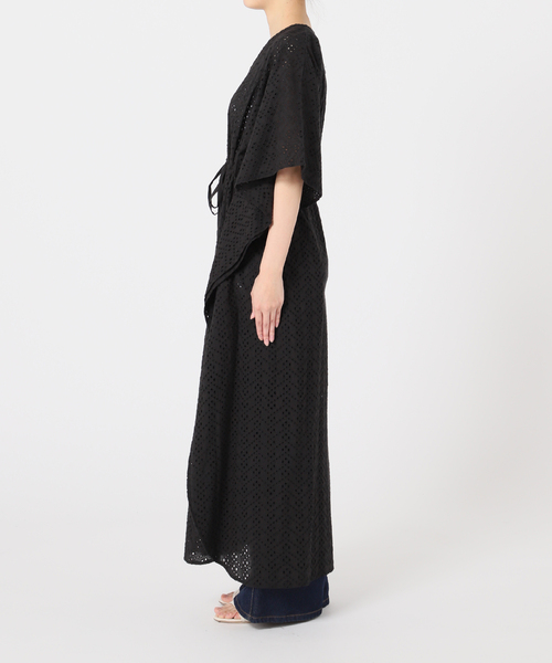 ◆極美品 マリハ 草原の光のカフタン ストライプワンピース サイドスリット MARIHA - マリハ ストライプ カフタン ワンピース チュニック の