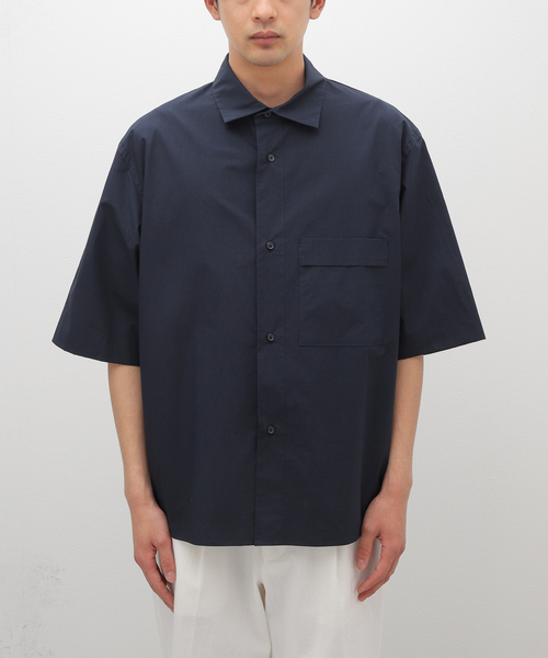 STILL BY HAND（スティルバイハンド）の「【STILL BY HAND / スティルバイハンド】タイプライター S/S シャツ（シャツ/ブラウス・メンズ・ホワイト/ネイビー・46/48）」の11枚目の写真