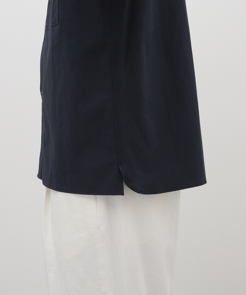 STILL BY HAND（スティルバイハンド）の「【STILL BY HAND / スティルバイハンド】タイプライター S/S シャツ（シャツ/ブラウス・メンズ・ホワイト/ネイビー・46/48）」の10枚目の写真