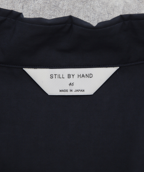 STILL BY HAND（スティルバイハンド）の「【STILL BY HAND / スティルバイハンド】タイプライター S/S シャツ（シャツ/ブラウス・メンズ・ホワイト/ネイビー・46/48）」の18枚目の写真