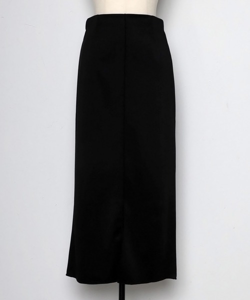 Bonjour Sagan（ボンジュールサガン）の「フロントシームスリットスカート（スカート・レディース・ブラック/ブルー・FREE）」の10枚目の写真