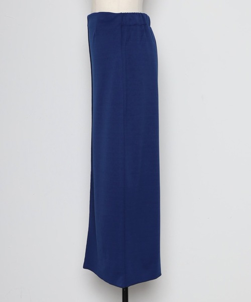 Bonjour Sagan（ボンジュールサガン）の「フロントシームスリットスカート（スカート・レディース・ブラック/ブルー・FREE）」の12枚目の写真