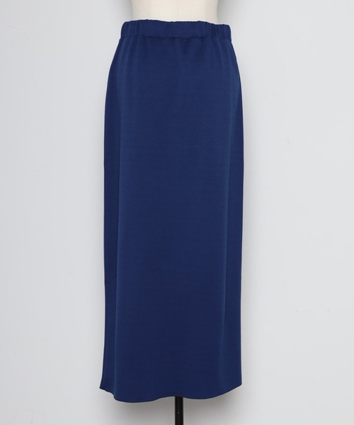 Bonjour Sagan（ボンジュールサガン）の「フロントシームスリットスカート（スカート・レディース・ブラック/ブルー・FREE）」の13枚目の写真