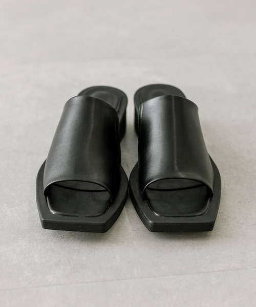 mystic(ミスティック)の「スクエアサンダル(サンダル・レディース・ブラック・36/37/38)」の3枚目の写真