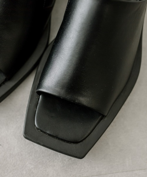 mystic(ミスティック)の「スクエアサンダル(サンダル・レディース・ブラック・36/37/38)」の5枚目の写真