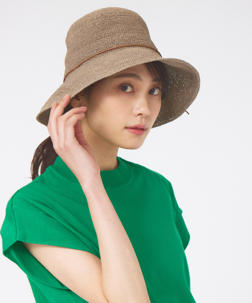 Abahouse Devinette（ドゥヴィネット）の「Ruben RUS-8101（ハット・レディース・ベージュ/グレー/ブラック・フリー）」の3枚目の写真