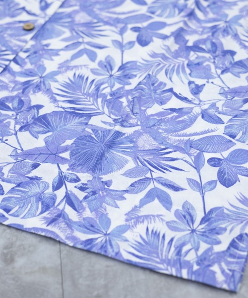 NYLAUS(ナイラス)の「コットン レギュラーシルエット ショートスリーブ アロハシャツ(シャツ/ブラウス・メンズ・ホワイト/レッド/イエロー/ネイビー/ブラック・LL/M/L)」の9枚目の写真
