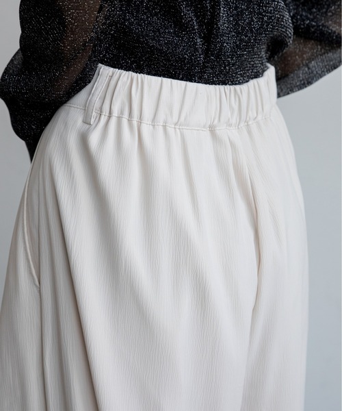 VACANCY（ヴァカンシー）の「シャーリングワイドパンツ（その他パンツ・レディース・ピンク/ブラック/アイボリー/グリーン・LARGE/MEDIUM）」の14枚目の写真