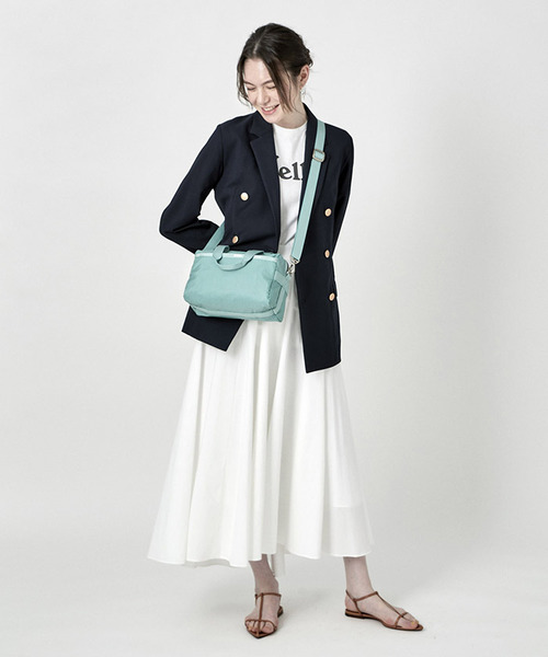 LeSportsac(レスポートサック)の「SMALL UPTOWN SATCHEL ウォーターフォールC(ショルダーバッグ・レディース・グリーン・FREE)」の9枚目の写真