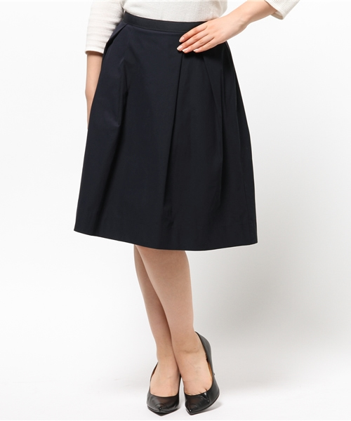 Demi-Luxe BEAMS（デミルクス ビームス）の「◎Demi-Luxe BEAMS / Wグログラン タフタ スカート（スカート・レディース・ベージュ/ネイビー・38/36）」の4枚目の写真