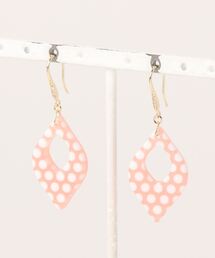 【Little Sanctuary】Acrylic dot hoop / ピアス