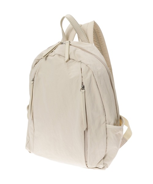 Edit Sheen（エディットシーン）の「ダブルジップナイロンリュック（バックパック/リュック・レディース・ベージュ/ブラック・FREE）」の12枚目の写真