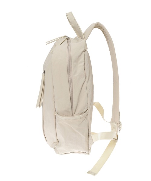 Edit Sheen（エディットシーン）の「ダブルジップナイロンリュック（バックパック/リュック・レディース・ベージュ/ブラック・FREE）」の18枚目の写真