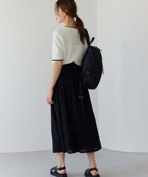 Edit Sheen（エディットシーン）の「ダブルジップナイロンリュック（バックパック/リュック・レディース・ベージュ/ブラック・FREE）」の20枚目の写真