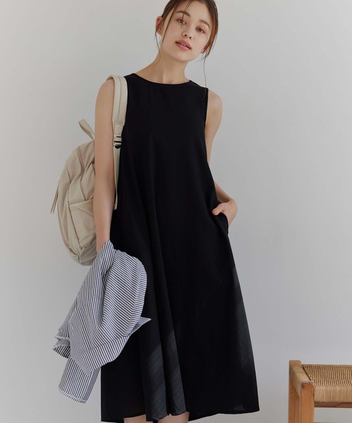 Edit Sheen（エディットシーン）の「ダブルジップナイロンリュック（バックパック/リュック・レディース・ベージュ/ブラック・FREE）」の7枚目の写真