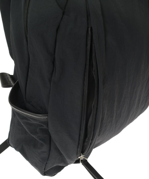 Edit Sheen（エディットシーン）の「ダブルジップナイロンリュック（バックパック/リュック・レディース・ベージュ/ブラック・FREE）」の10枚目の写真