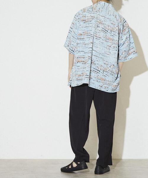 CONVERSE TOKYO(コンバーストウキョウ)の「LOOSE WHOLE PRINT SHIRT(シャツ/ブラウス・メンズ・サックスブルー/ブラック/ホワイト・MEDIUM/LARGE)」の22枚目の写真
