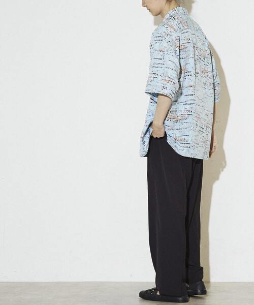 CONVERSE TOKYO(コンバーストウキョウ)の「LOOSE WHOLE PRINT SHIRT(シャツ/ブラウス・メンズ・サックスブルー/ブラック/ホワイト・MEDIUM/LARGE)」の21枚目の写真