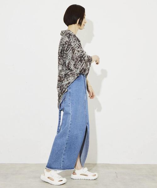 CONVERSE TOKYO(コンバーストウキョウ)の「LOOSE WHOLE PRINT SHIRT(シャツ/ブラウス・メンズ・サックスブルー/ブラック/ホワイト・MEDIUM/LARGE)」の13枚目の写真