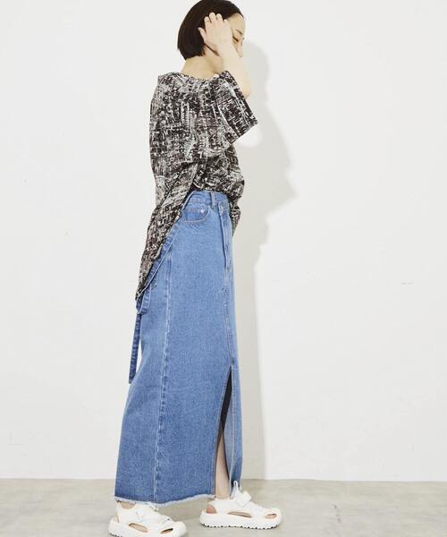 CONVERSE TOKYO(コンバーストウキョウ)の「LOOSE WHOLE PRINT SHIRT(シャツ/ブラウス・メンズ・サックスブルー/ブラック/ホワイト・MEDIUM/LARGE)」の12枚目の写真