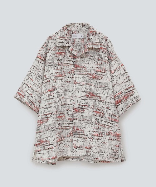 CONVERSE TOKYO(コンバーストウキョウ)の「LOOSE WHOLE PRINT SHIRT(シャツ/ブラウス・メンズ・サックスブルー/ブラック/ホワイト・MEDIUM/LARGE)」の10枚目の写真