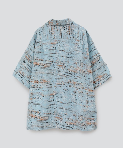 CONVERSE TOKYO(コンバーストウキョウ)の「LOOSE WHOLE PRINT SHIRT(シャツ/ブラウス・メンズ・サックスブルー/ブラック/ホワイト・MEDIUM/LARGE)」の8枚目の写真