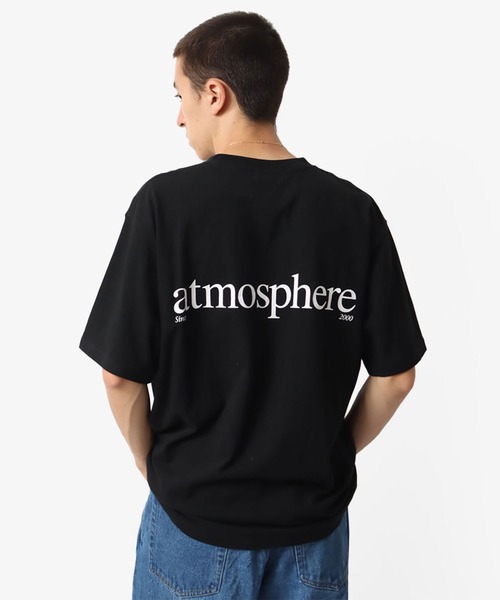 atmos(アトモス)の「atmosphere Logo T-shirts / アトモスフィア ロゴ Tシャツ(Tシャツ/カットソー・メンズ・イエロー/ホワイト/ブラック/ネイビー・M/XL/L/XXL)」の3枚目の写真