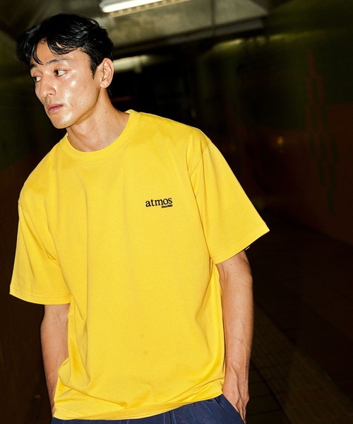 atmos(アトモス)の「atmosphere Logo T-shirts / アトモスフィア ロゴ Tシャツ(Tシャツ/カットソー・メンズ・イエロー/ホワイト/ブラック/ネイビー・M/XL/L/XXL)」の8枚目の写真