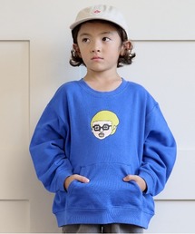 HOGAN RANCH WEAR | カンガルーポッケトレーナー/前後プリント（80～130cm）(スウェット)